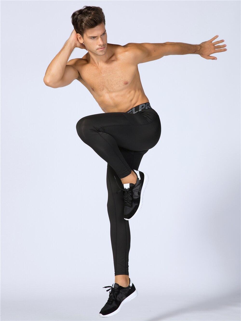 Phone Pocket Elastic Fitness Men's Leggings