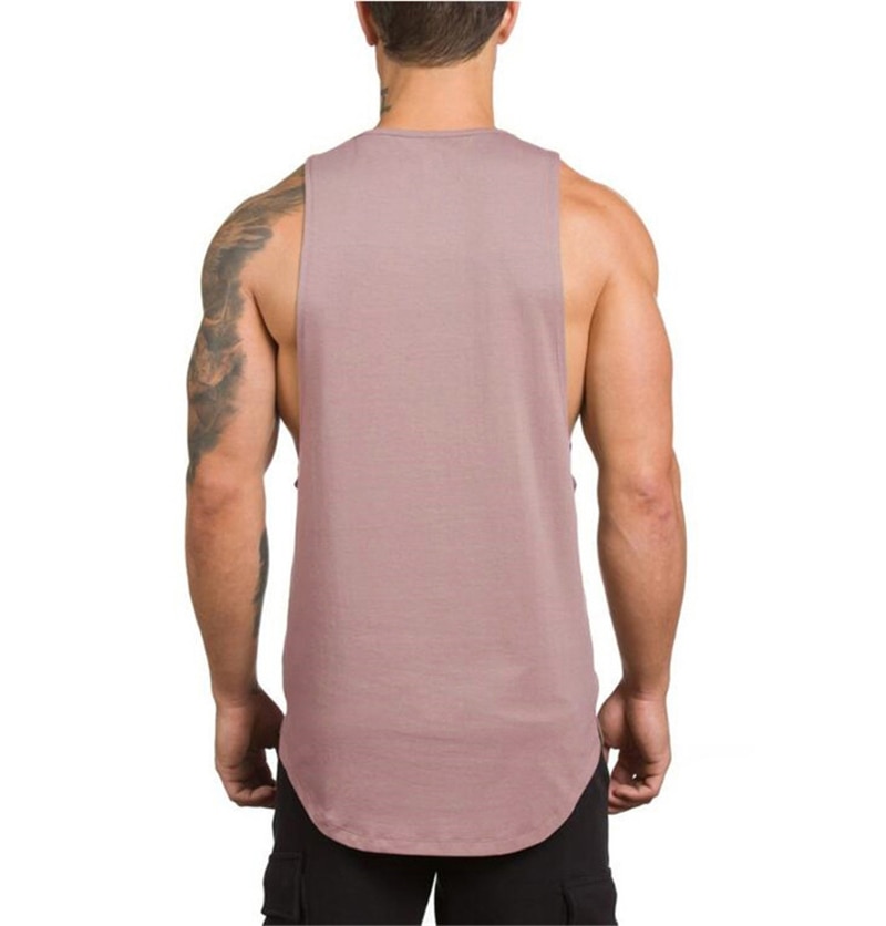 Men's Solid Color Loose Style Tank Top