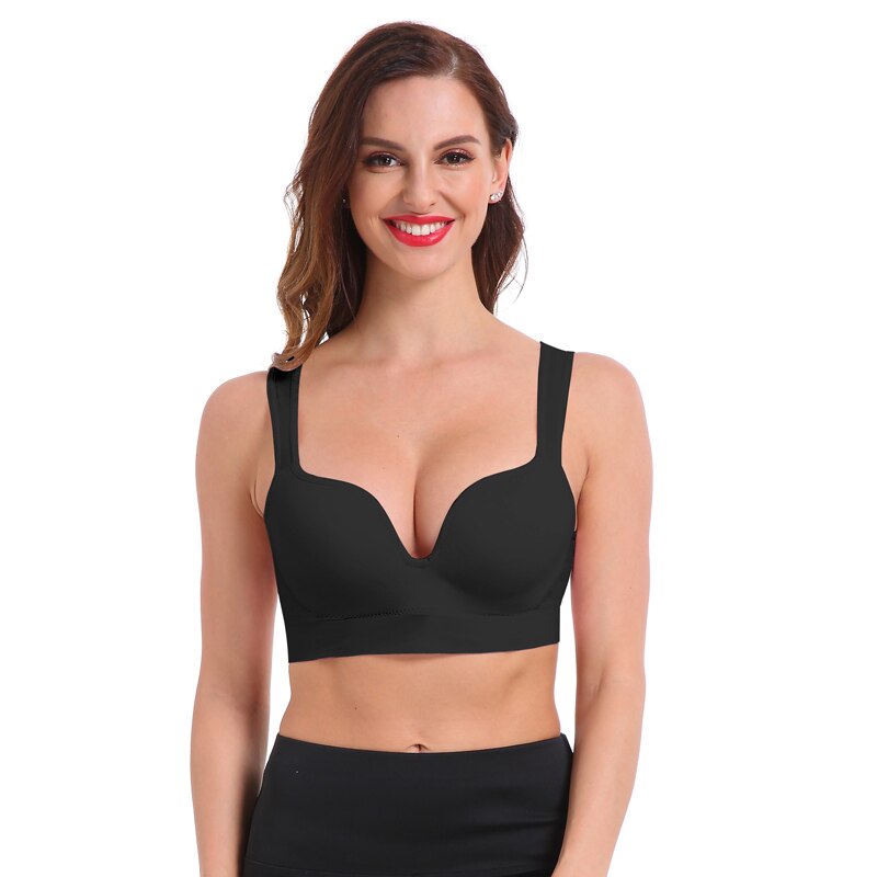 Women's Yoga Wireles Seamless Push Up Bra