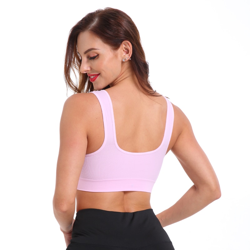 Women's Yoga Wireles Seamless Push Up Bra