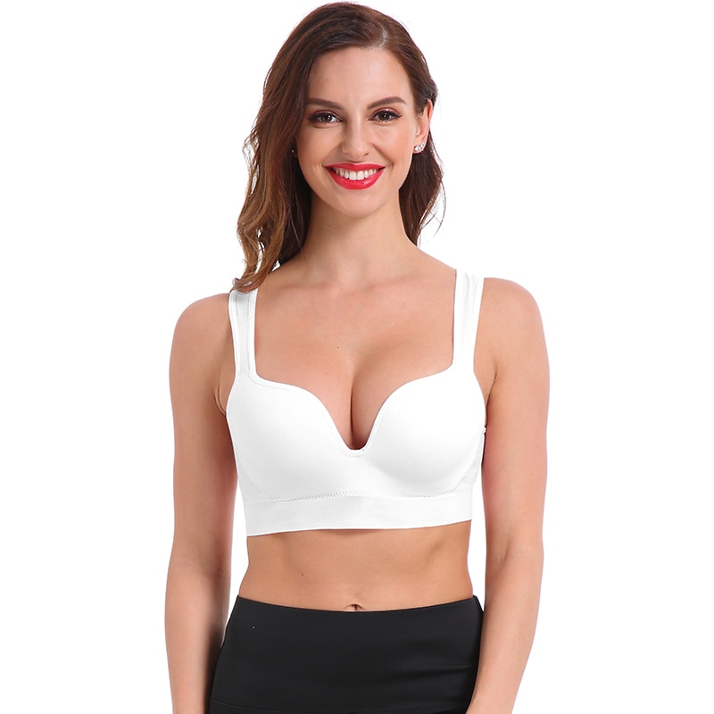 Women's Yoga Wireles Seamless Push Up Bra