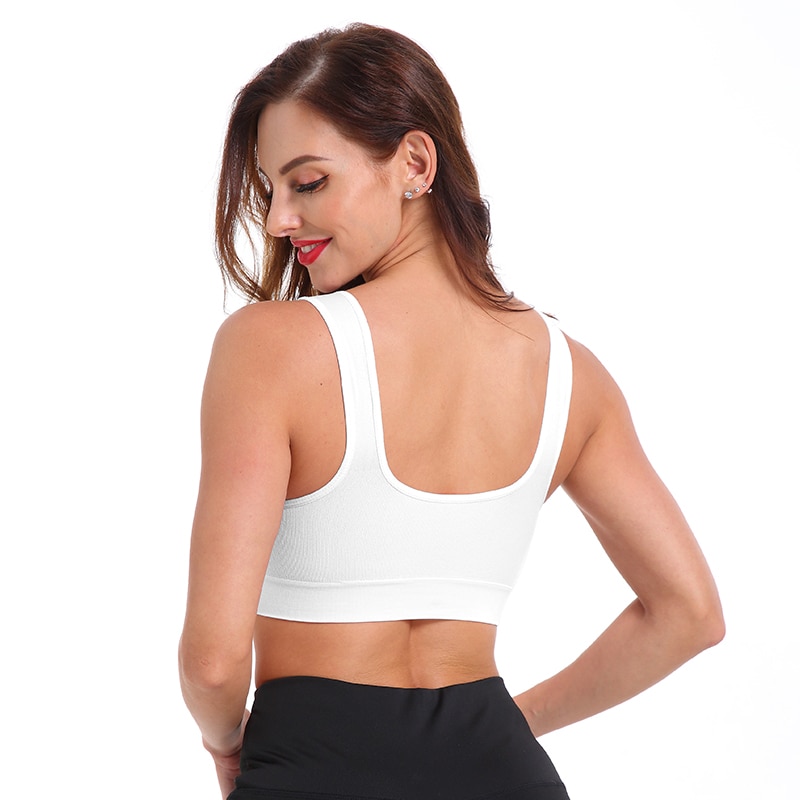 Women's Yoga Wireles Seamless Push Up Bra
