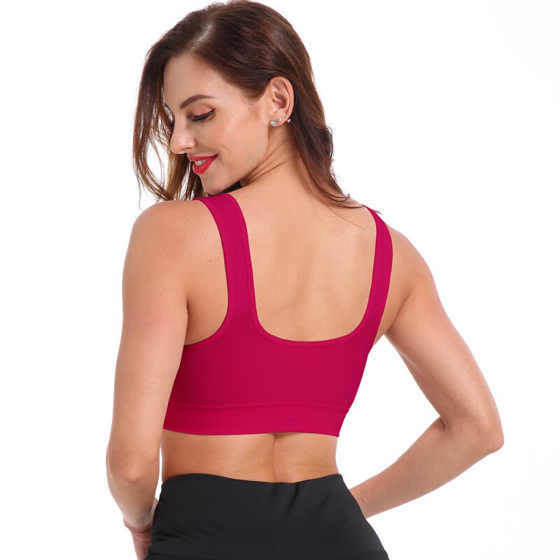 Women's Yoga Wireles Seamless Push Up Bra